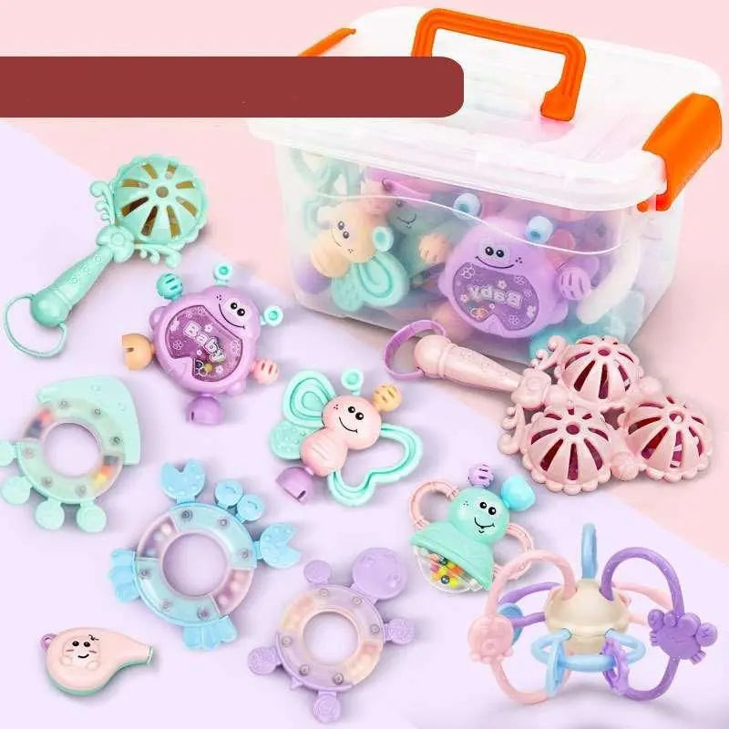 Intellectual growth sensory learning toy for infants, featuring bright colors and durable high-quality plastic construction