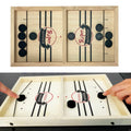 Interactive wooden family board game set with playing board and ten wooden game pieces