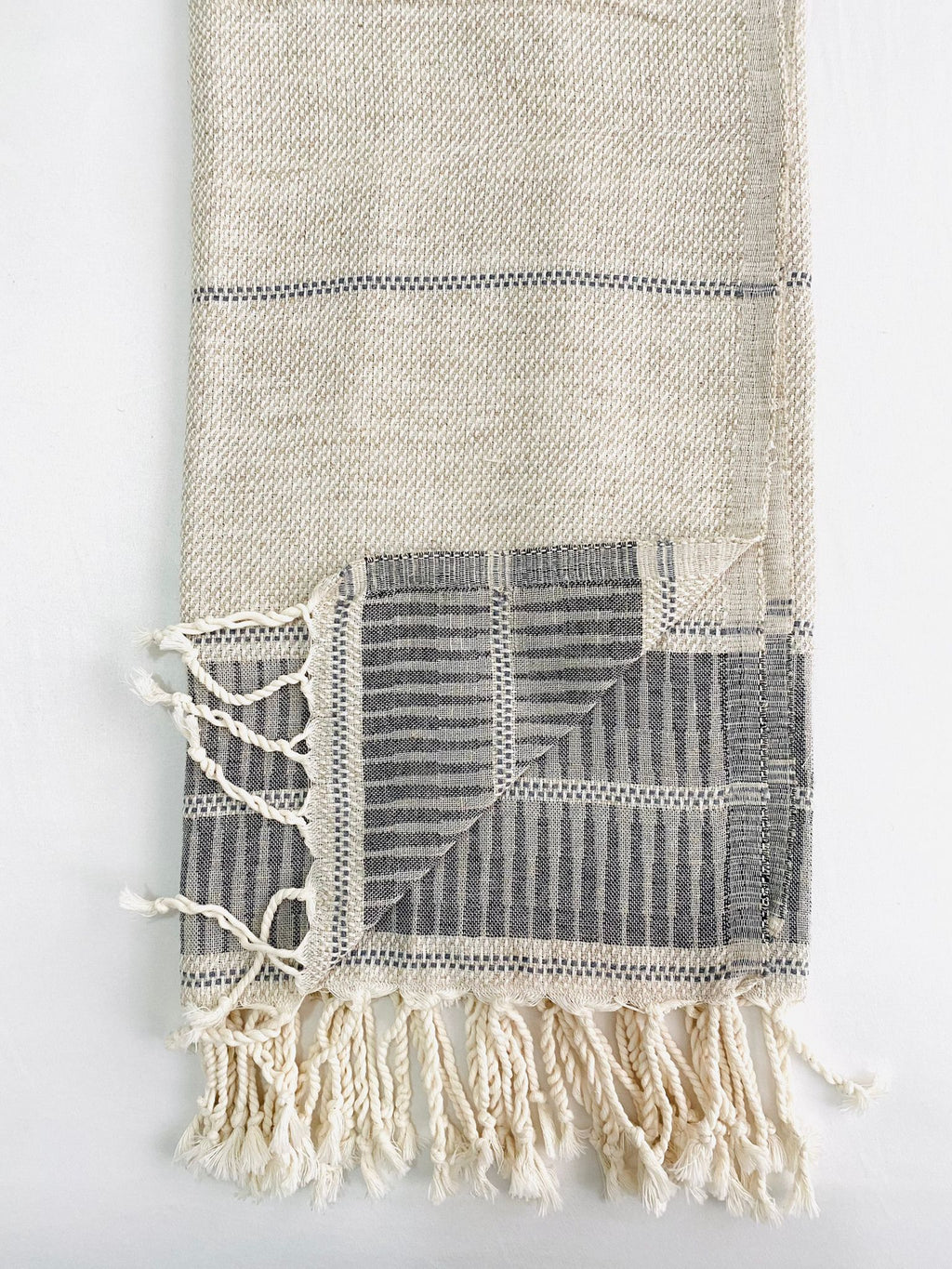Handwoven hammam towel "Izmir"-5