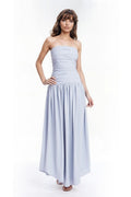 Strapless Drop Waist Gown Jewel by Badgley Mischka J0503-0