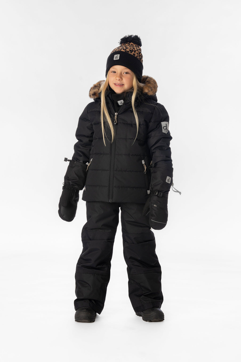 Two Piece Play Snowsuit Black-1