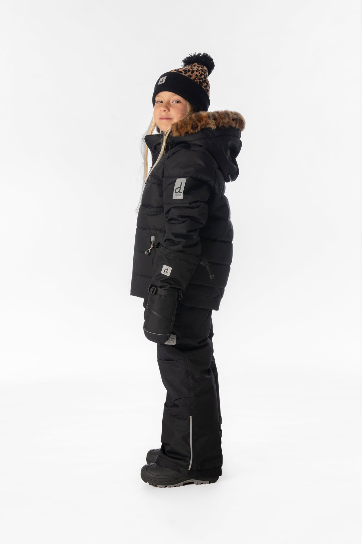 Two Piece Play Snowsuit Black-2