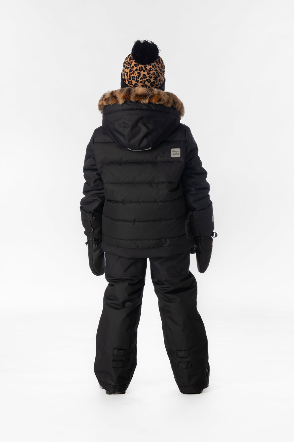 Two Piece Play Snowsuit Black-3