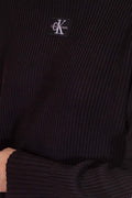CALVIN KLEIN JEANS - Women's relaxed pullover with high collar