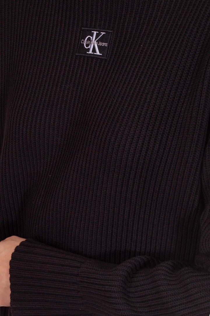 CALVIN KLEIN JEANS - Women's relaxed pullover with high collar