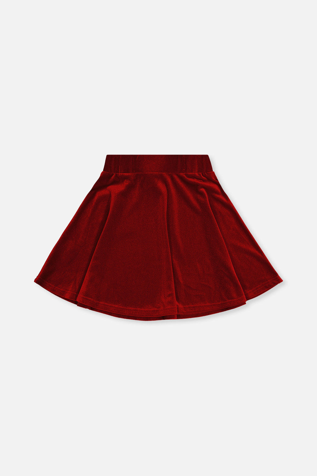 Velvet Skirt Red-5