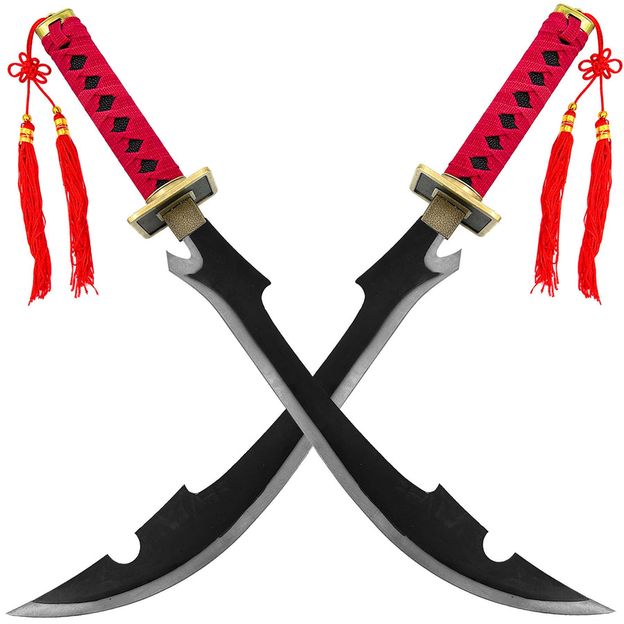 Japanese Scimitar Anime Kyouraku Shunsui Twin Sword Set