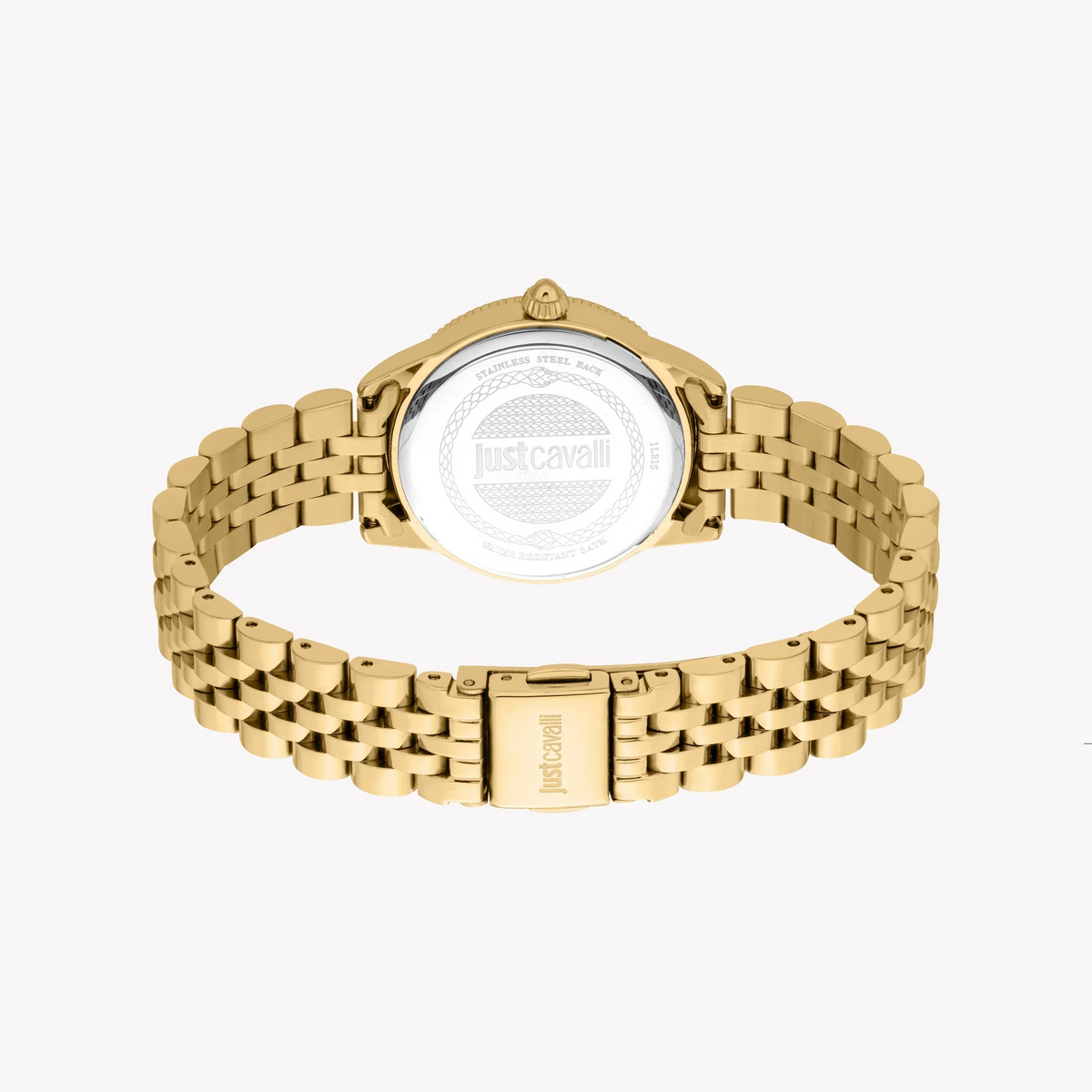 Just Cavalli Women's Gold Alloy Steel Watch, Silver Dial | Jc1l315m0055-3