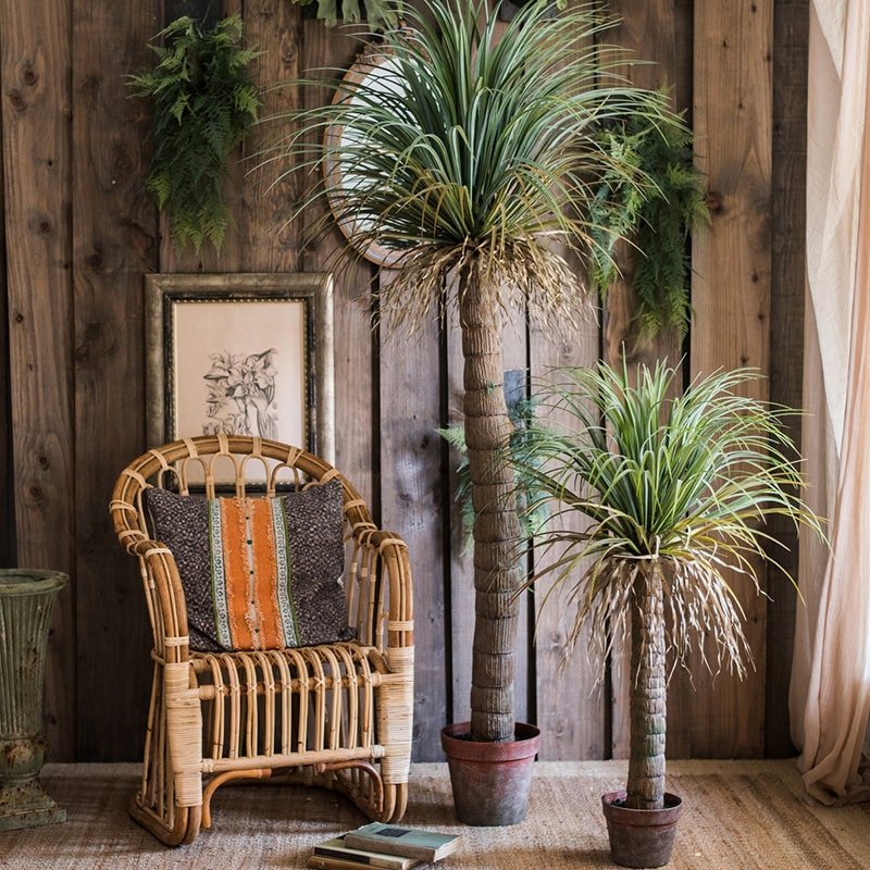 Moroccan Artificial Palm Tree In Pot-0