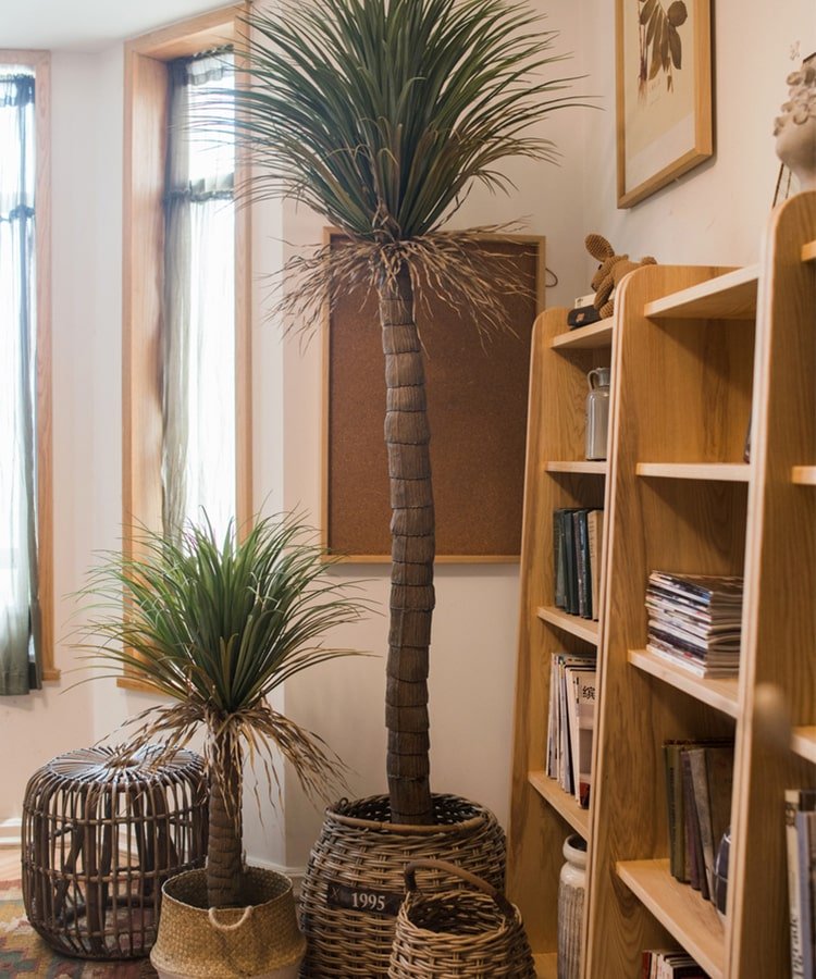 Moroccan Artificial Palm Tree In Pot-3