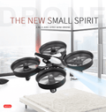 JJRC H36 mini drone quadcopter with remote control and protective propeller guards