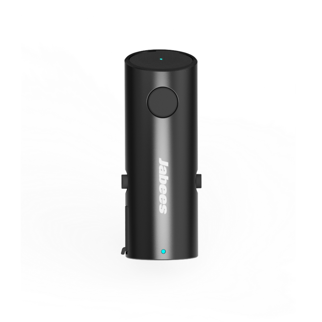 HearLink 3-In-1 Bluetooth microphone and wireless audio transmitter device in black