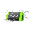 TriVox triangle portable Bluetooth wireless speaker showing modern geometric design and waterproof casing