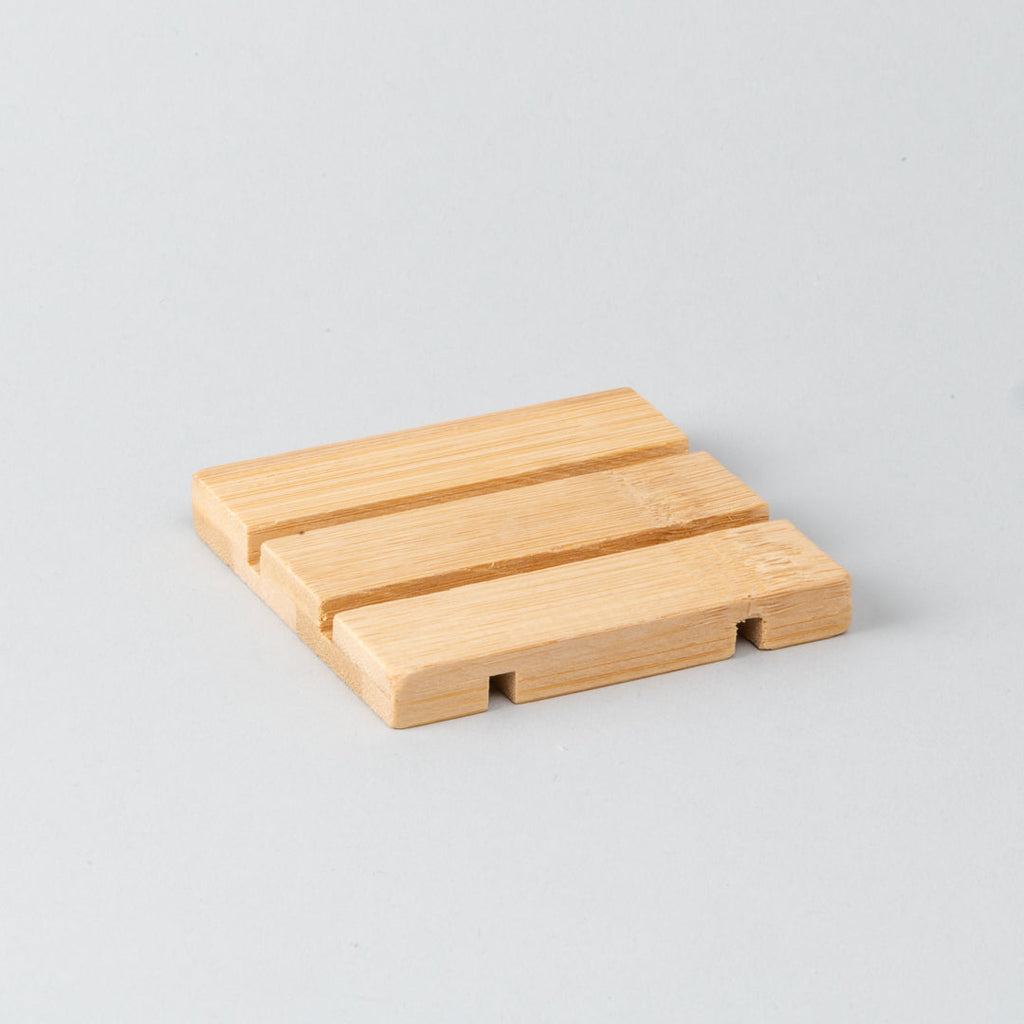 Square Wood Soap Dish-3