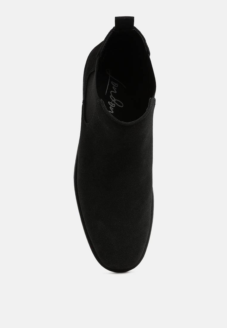 Joham Mens Faux Leather Chelsea Boots-3