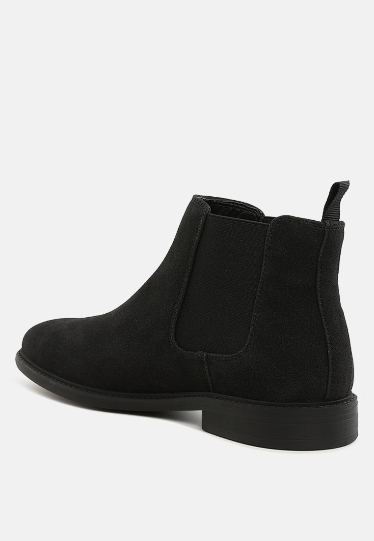 Joham Mens Faux Leather Chelsea Boots-2