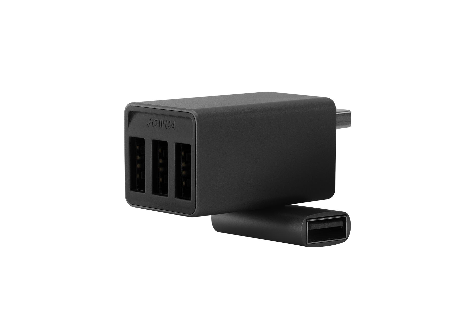 4-port car USB dashcam hub in premium metallic finish for vehicle glovebox storage and organization — view 5