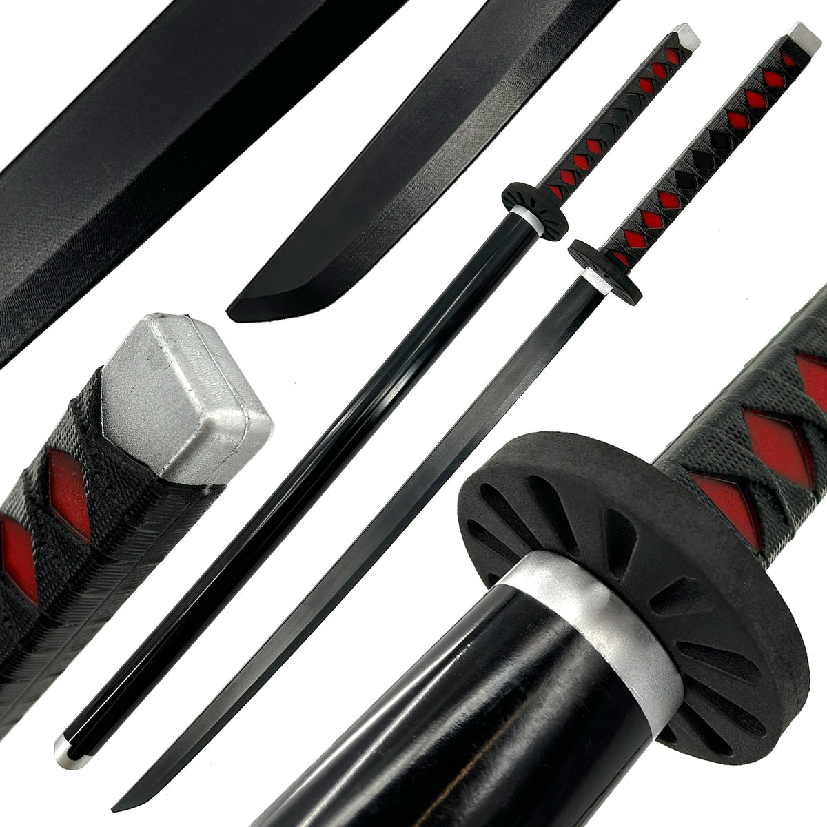 Tanjiro Kamado Demon Slayer Foam Katana Sword With Scabbard-0