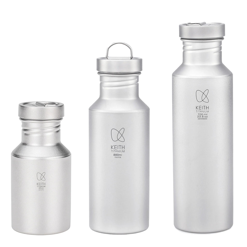 KEITH Titanium Sport Bottle with Sleeve-0