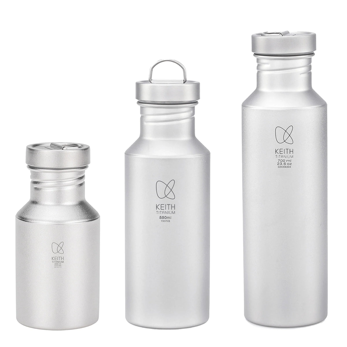 KEITH Titanium Sport Bottle with Sleeve-0