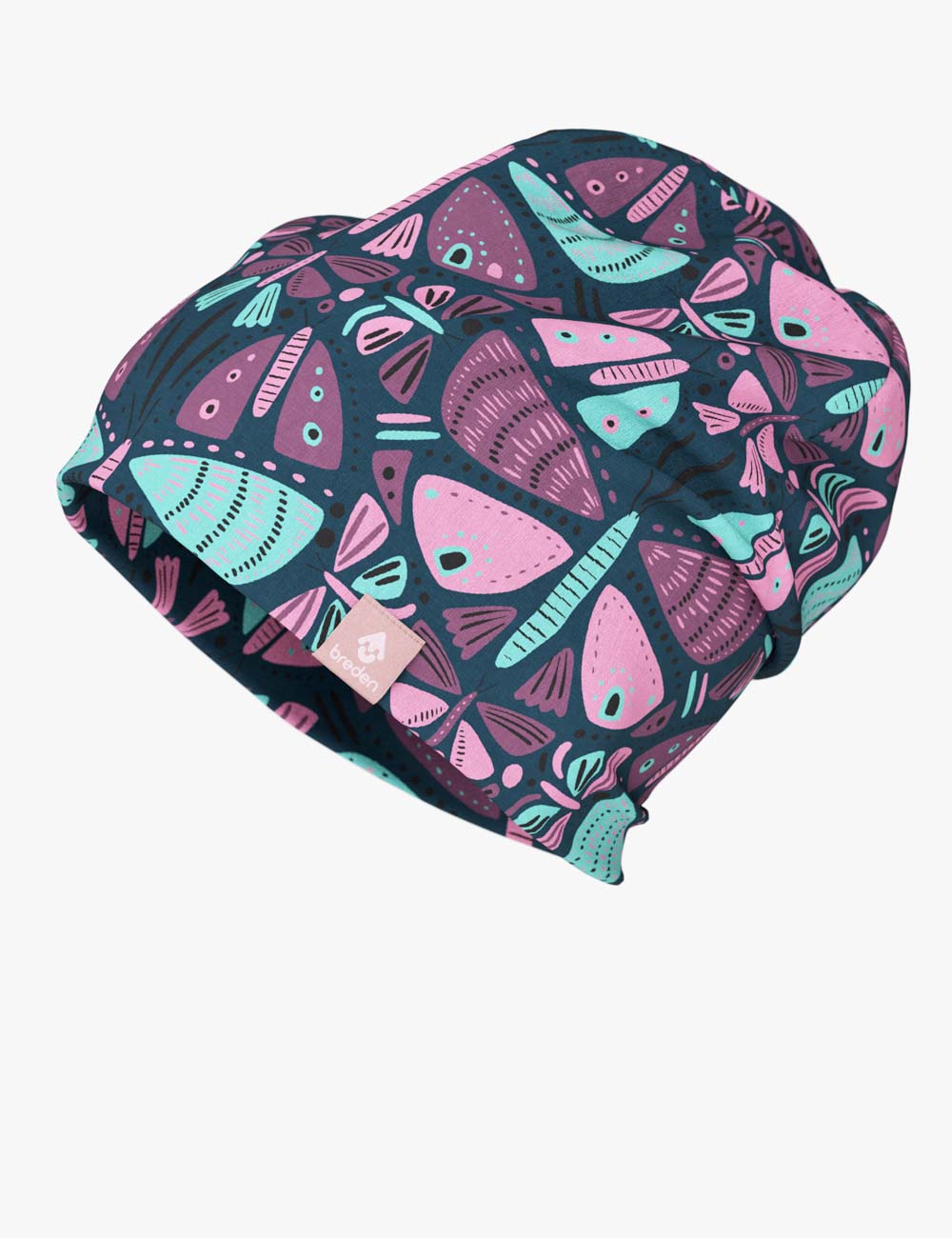 Klaus kids hat beanie in soft double cotton fabric covering the ears for outdoor wear — view 2
