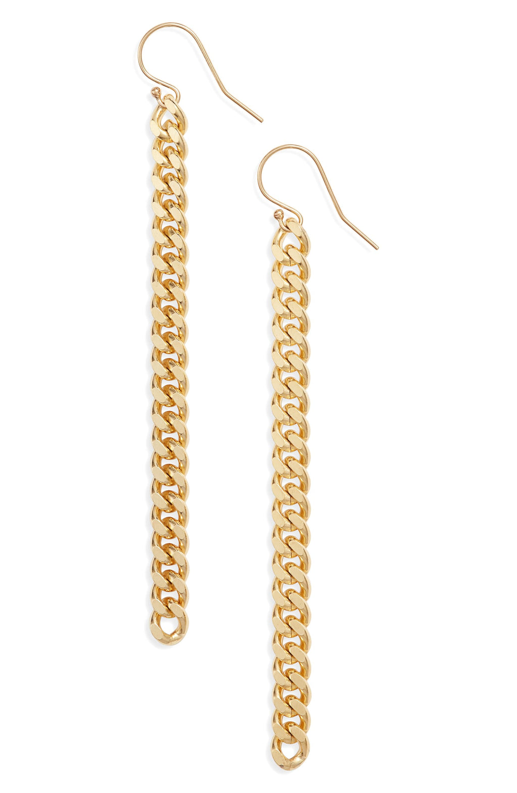 Petite Classic Chain Drop Earrings | More Colors Available-0