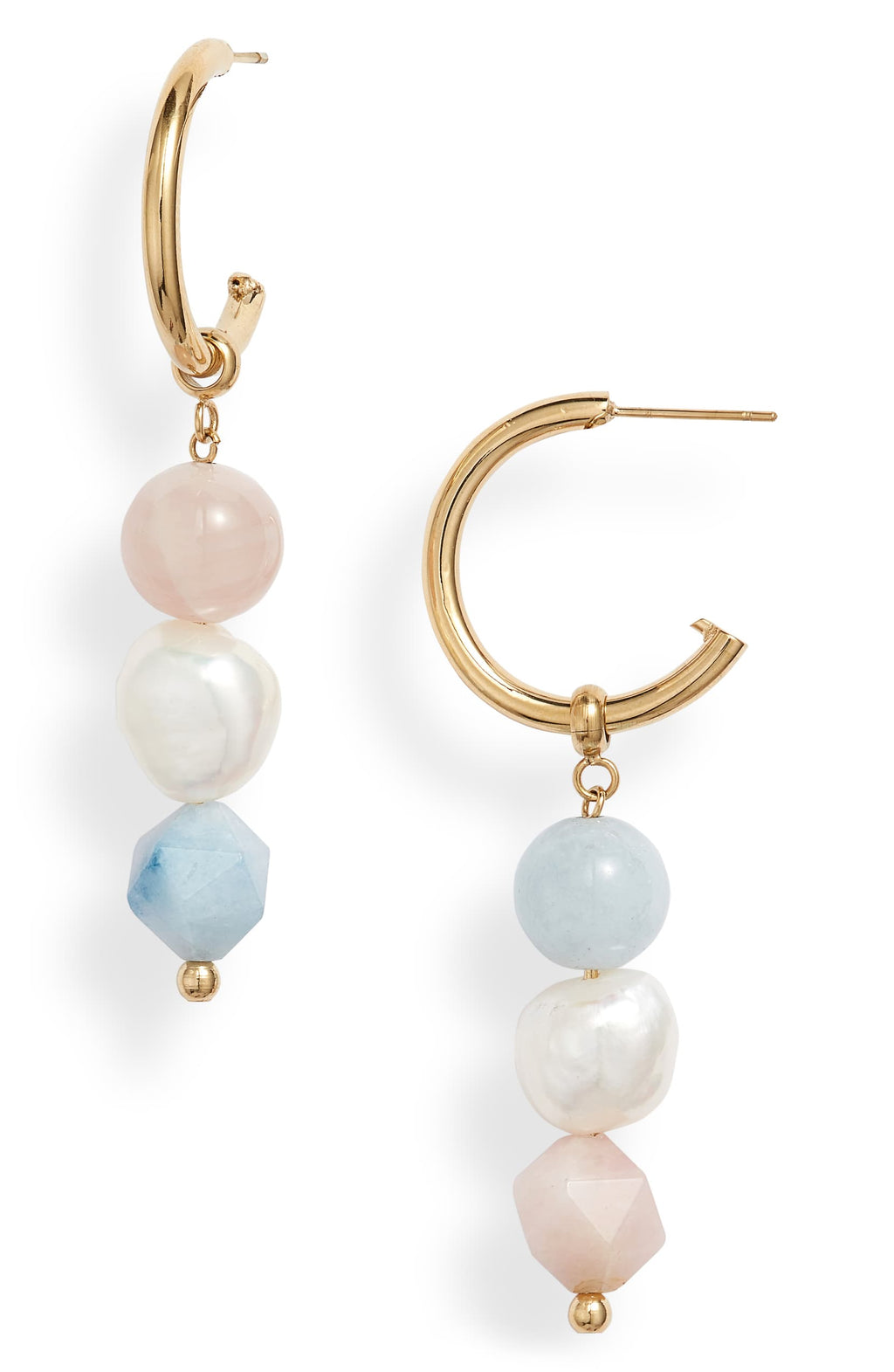 Chunky Stone Drop Earrings-0
