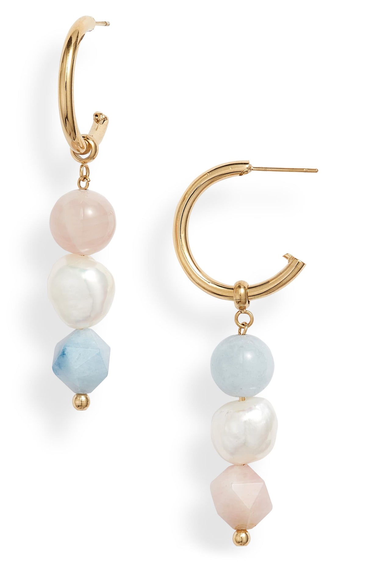 Chunky Stone Drop Earrings-0
