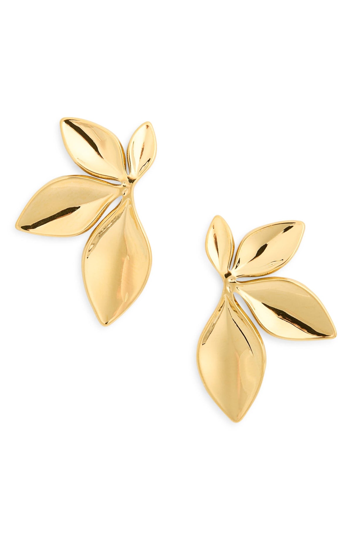 Half Petal Earrings-0
