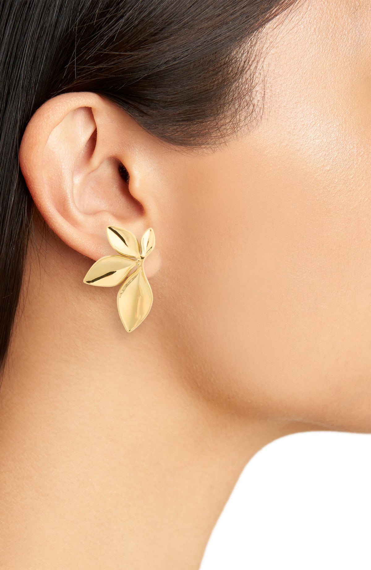 Half Petal Earrings-1