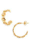 Daisy Hoop Earrings-0