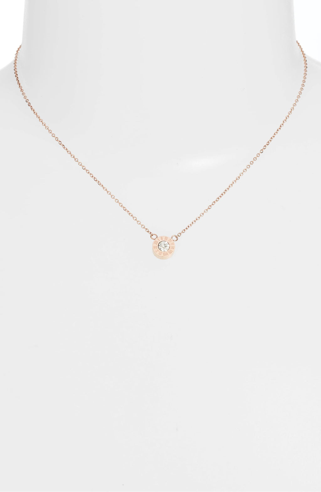 Numerals Single Charm Necklace | More Colors Available-3