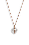 Pearl Crystal Orbit Necklace | More Colors Available-0