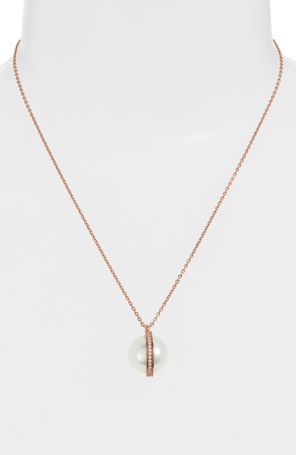 Pearl Crystal Orbit Necklace | More Colors Available-1