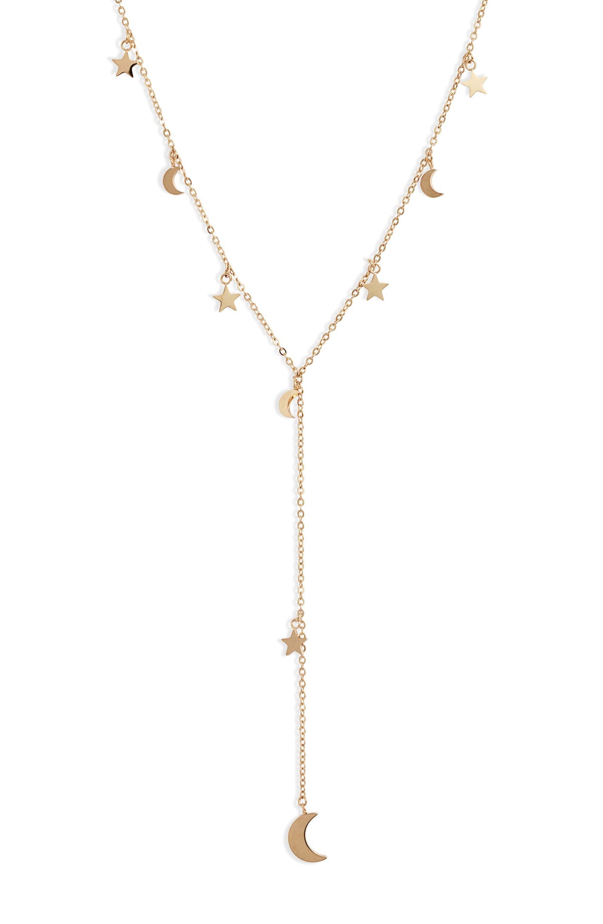 Sun Moon Stars Y-Necklace-0