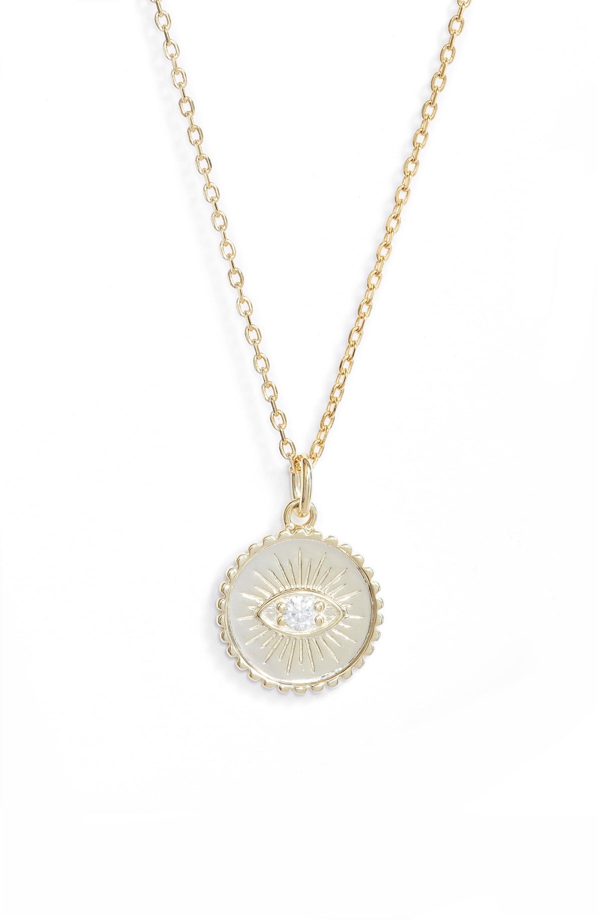 Coin Pendant Necklace | More Colors Available-0