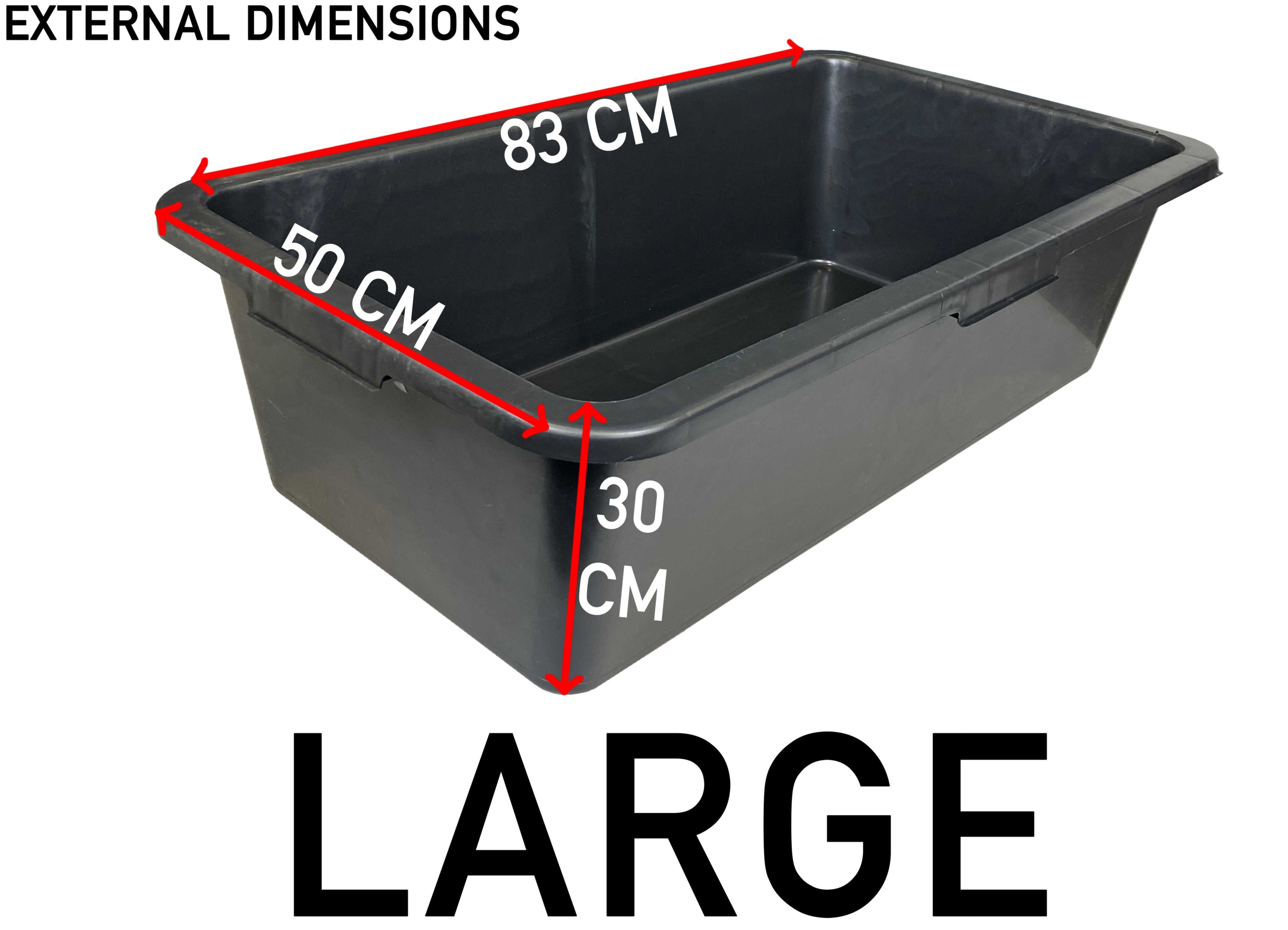 90L portable plastic dog bath kit with elevated foldable metal stand and quick-connect drain valve — view 4