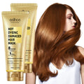 Keratin hair mask tub in 100ml size, creamy white conditioning treatment for dry damaged hair