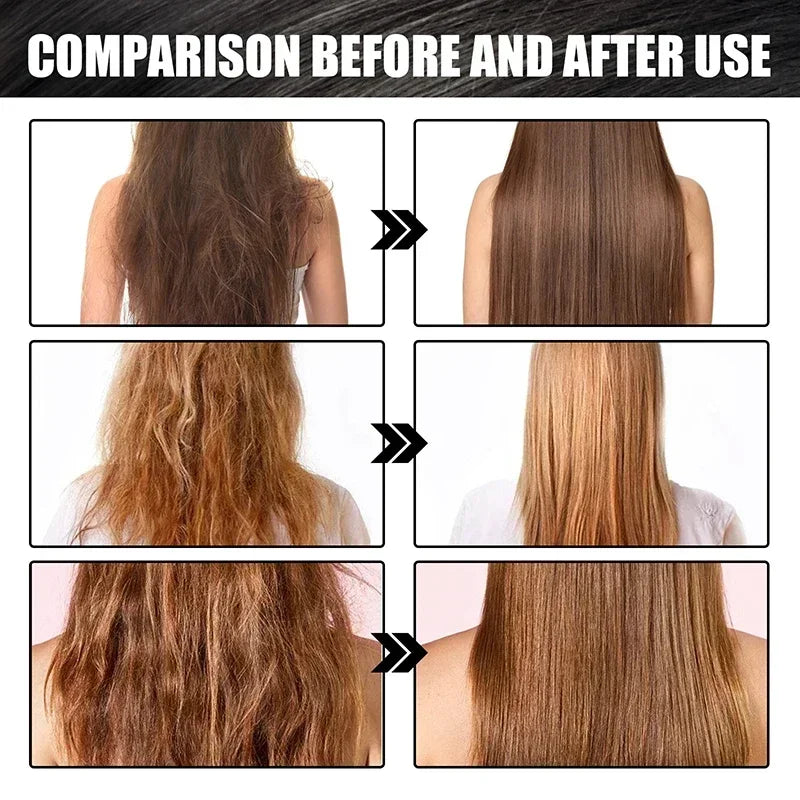Keratin hair mask tub in 100ml size, creamy white conditioning treatment for dry damaged hair — view 2