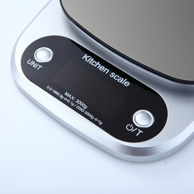 Sleek digital kitchen household food scale on a countertop for precise baking and cooking measurements — view 3