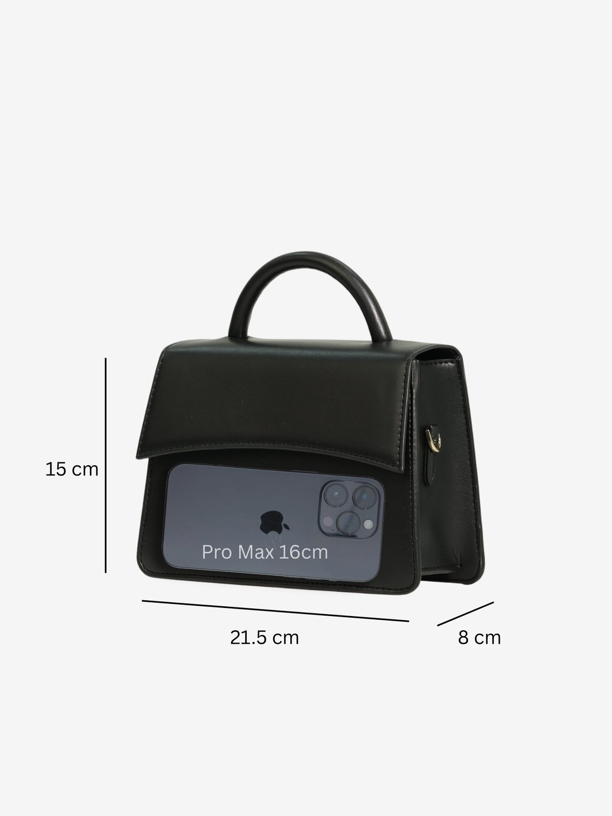 Kivik Structured Crossbody Bag | Apple Leather-4