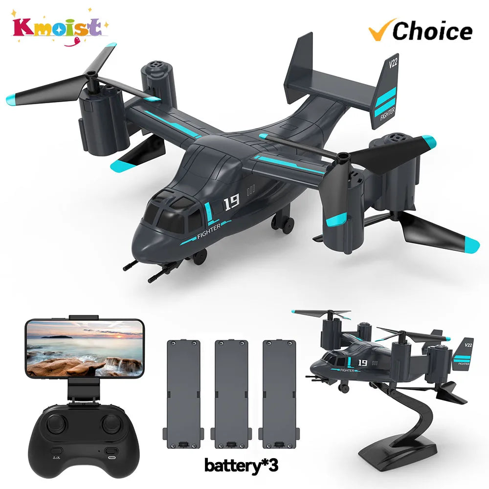 LM19 480P camera drone quadcopter in lightweight plastic with remote controller and replacement blades