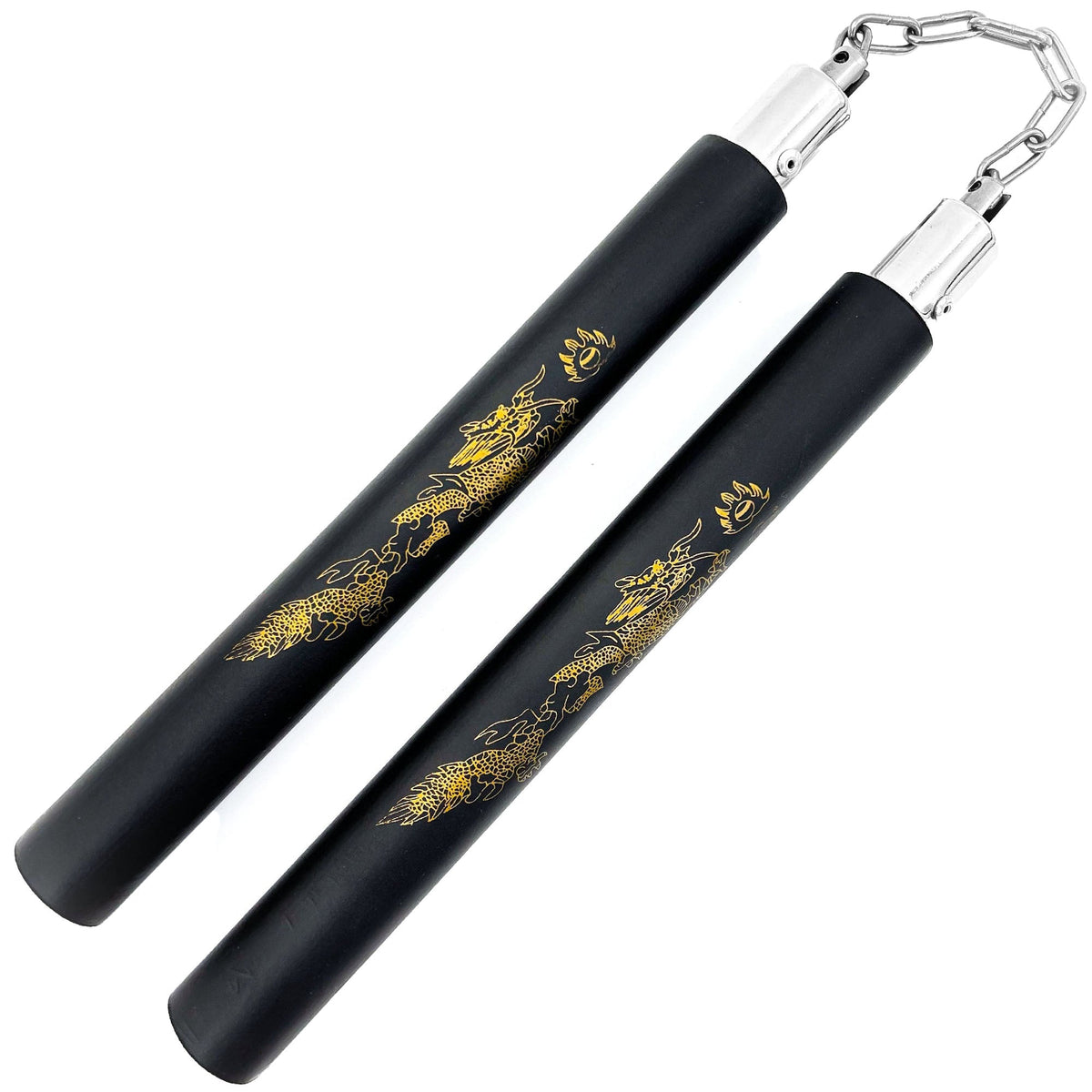 Laser Dragon Black Martial Arts Nunchaku-0