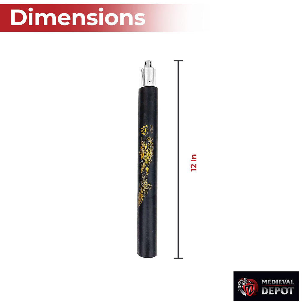 Laser Dragon Black Martial Arts Nunchaku-1