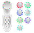 Advanced LED light therapy facial device for skin rejuvenation and deep cleansing treatments at home