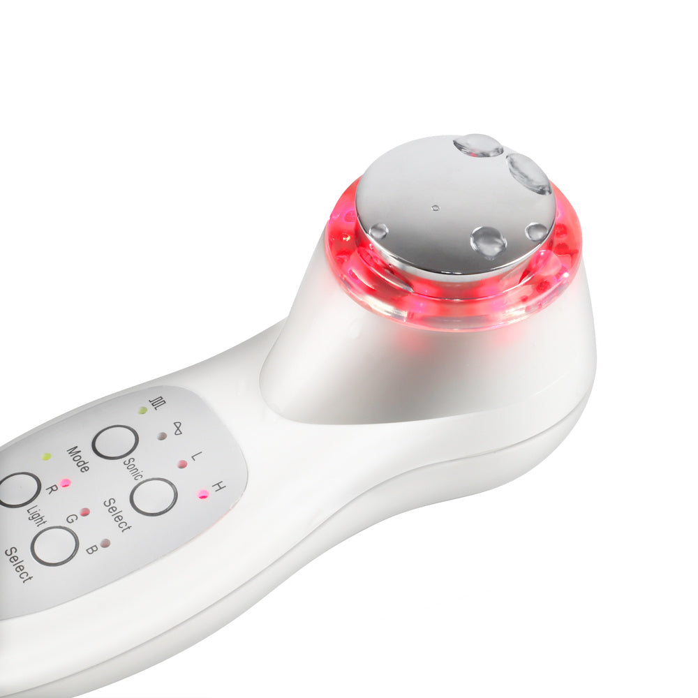 Advanced LED light therapy facial device for skin rejuvenation and deep cleansing treatments at home — view 5