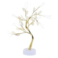 LED fairy light tree lamp with warm white bonsai style branches and touch control base