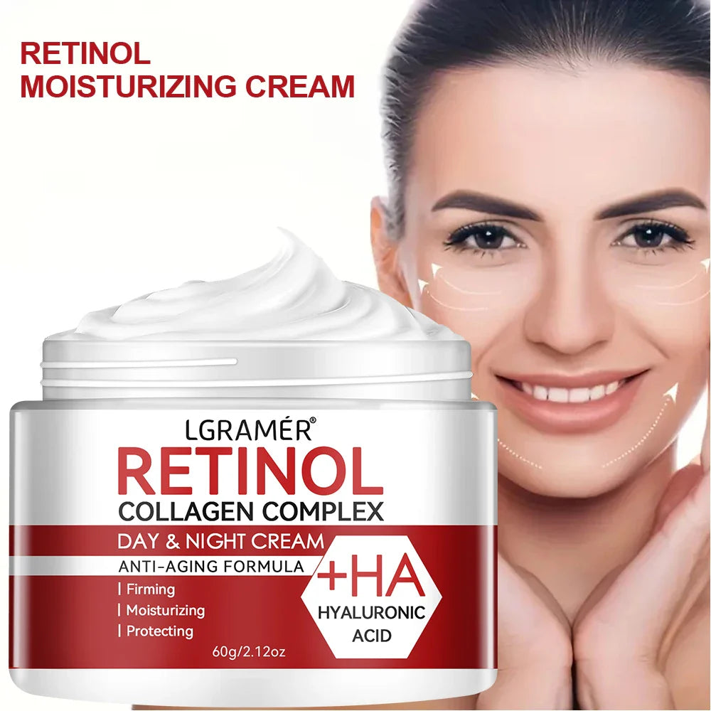 LGRAMER retinol face cream jar for anti-aging and daily skin hydration — view 3