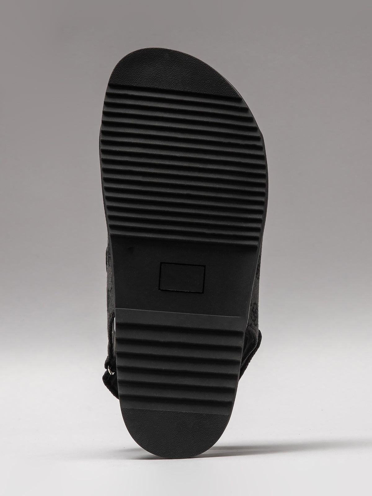 Women's grey summer sandals featuring genuine leather interior and sturdy synthetic sole — view 5