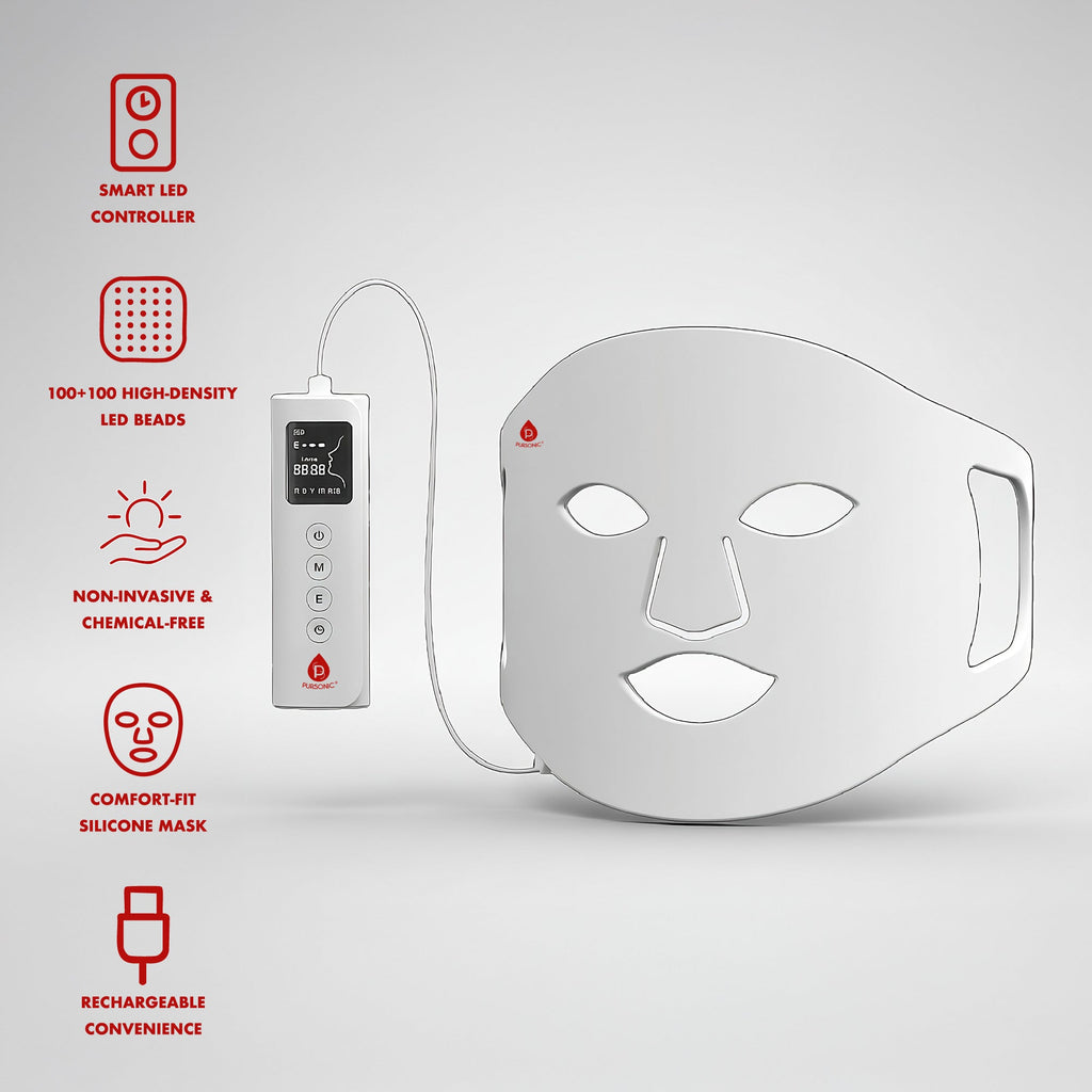 LED Light Therapy Mask with Smart Controller-1